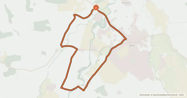 Kartenübersicht der Radroute Bodendorf - Runde