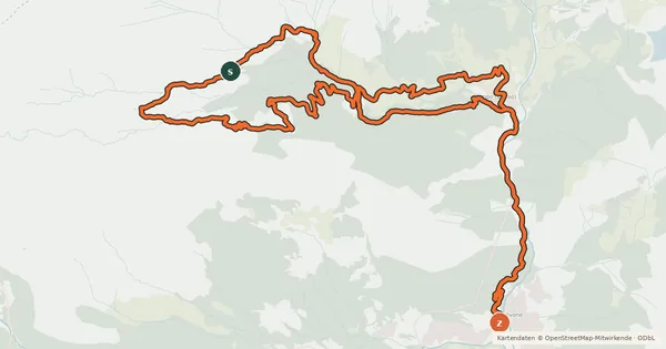 Kartenübersicht der Radroute Bovarino Bike