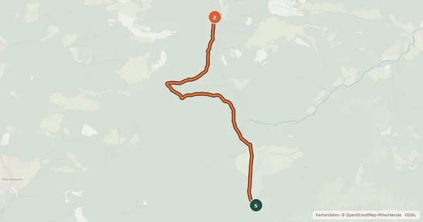 Kartenübersicht der Radroute Chiemgau Marathon