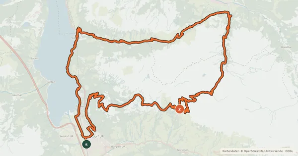 Kartenübersicht der Radroute Chinzig Bike