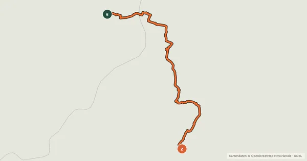 Kartenübersicht der Radroute Ciclovia Francigena - VFB09