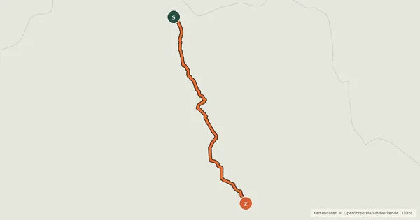 Kartenübersicht der Radroute Ciclovia Francigena - VFB20