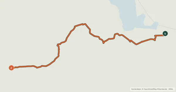 Kartenübersicht der Radroute Ciclovia Pedemontana Alpina