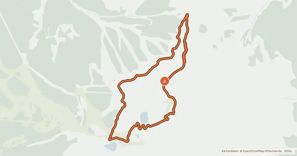Kartenübersicht der Radroute Cimaroß - Goldriedrunde