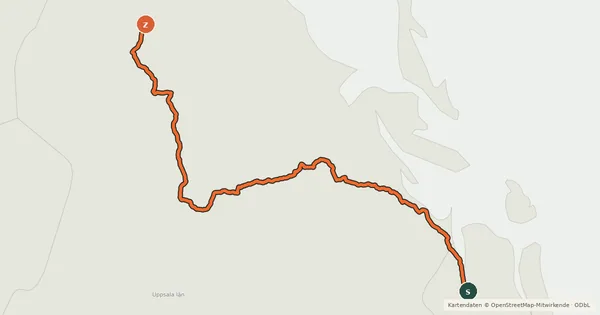Kartenübersicht der Radroute Cykelspåret (10)