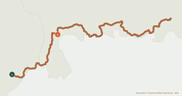 Kartenübersicht der Radroute Cykelspåret (2)