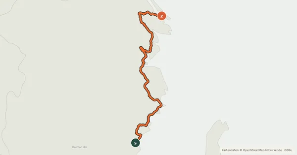 Kartenübersicht der Radroute Cykelspåret (5)