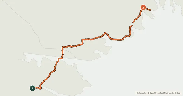 Kartenübersicht der Radroute Cykelspåret (7)