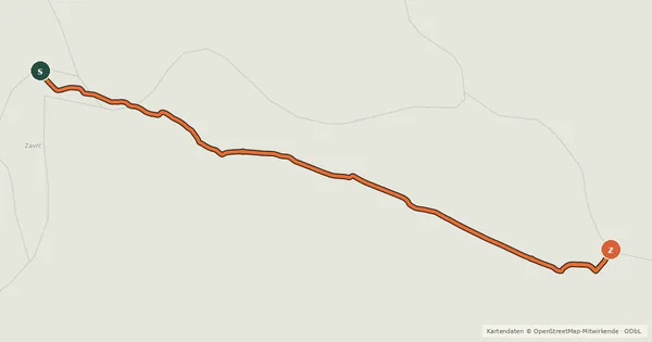 Kartenübersicht der Radroute Dravska – Mura-Drava Bike ruta