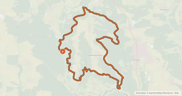 Kartenübersicht der Radroute Drei-Seen-Tour