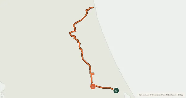 Kartenübersicht der Radroute East Coast Greenway (FL complementary route)