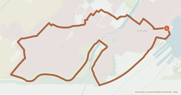 Kartenübersicht der Radroute Elberadweg Exkurs