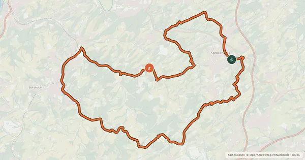 Kartenübersicht der Radroute EN9 [Ennepe-Ruhr-Kreis]