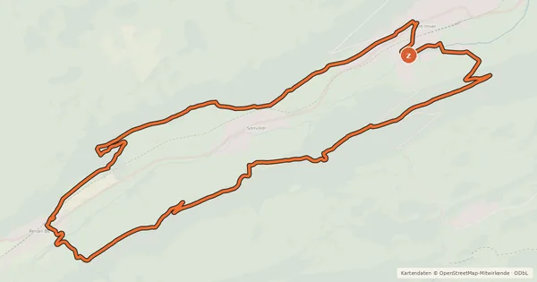 Kartenübersicht der Radroute Erguël Bike