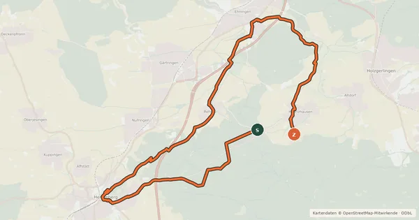 Kartenübersicht der Radroute Erlebnistour Rundtour Mint