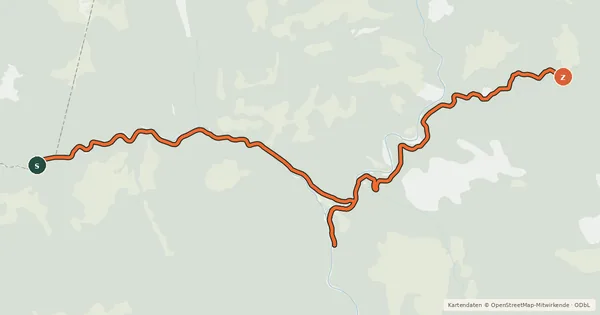 Kartenübersicht der Radroute Erzherzog Johann Tour