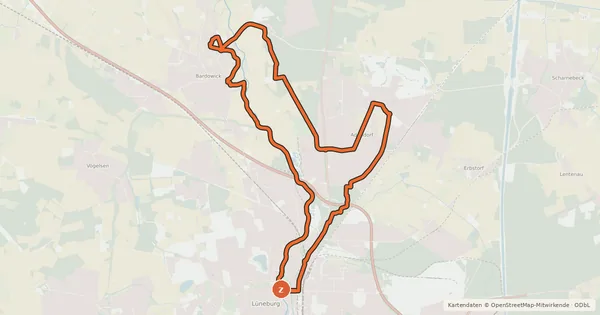 Kartenübersicht der Radroute Europäische Route der Backsteingotik
