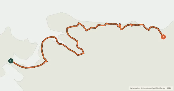 Kartenübersicht der Radroute EuroVelo 1