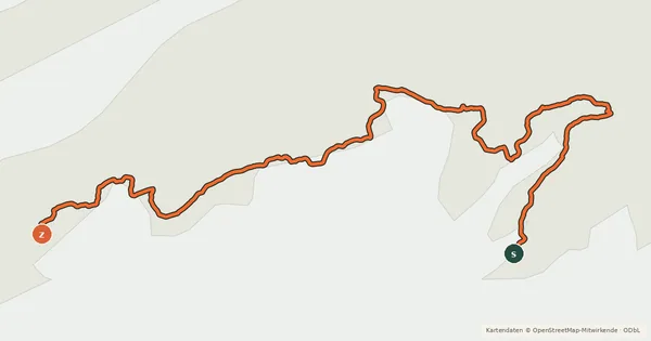 Kartenübersicht der Radroute EuroVelo 1