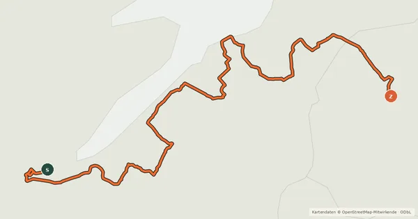 Kartenübersicht der Radroute EuroVelo 1