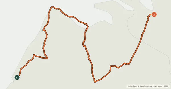 Kartenübersicht der Radroute EuroVelo 1