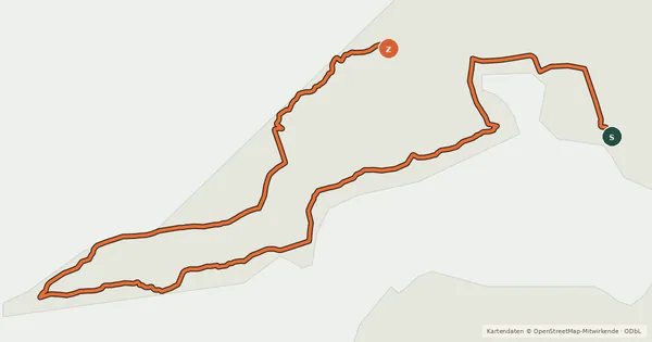 Kartenübersicht der Radroute EuroVelo 1