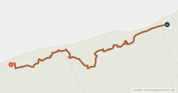 Kartenübersicht der Radroute EuroVelo 12 - Véloroute de la Mer du Nord - tronçon France
