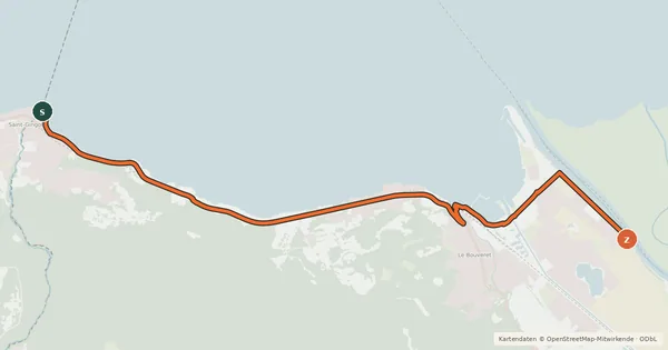 Kartenübersicht der Radroute EuroVélo 17 - 08