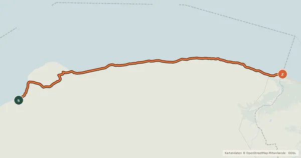 Kartenübersicht der Radroute EuroVélo 17 - 09