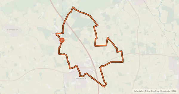 Kartenübersicht der Radroute F29