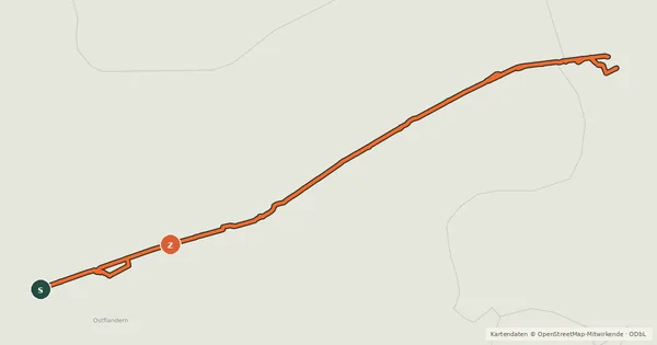 Kartenübersicht der Radroute F4 Fietssnelweg Destelbergen (wenslijn)