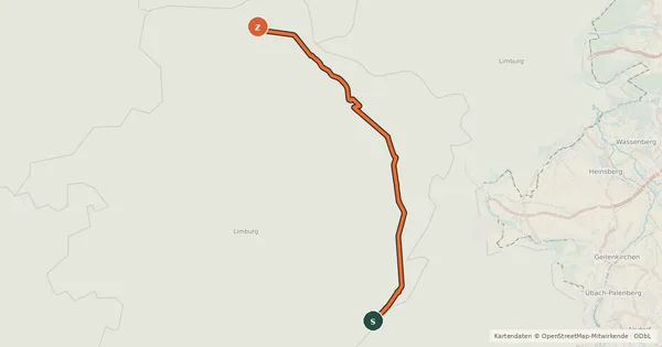 Kartenübersicht der Radroute F78 Fietssnelweg Bree - Pelt
