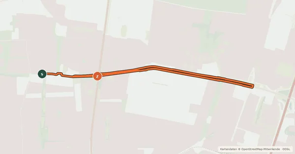 Kartenübersicht der Radroute Fahrradhauptroute Arena - Querverbindung Heidemannstraße