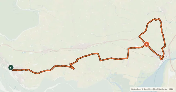 Kartenübersicht der Radroute Fahrradtour 9 – Historisches Eiderstedt