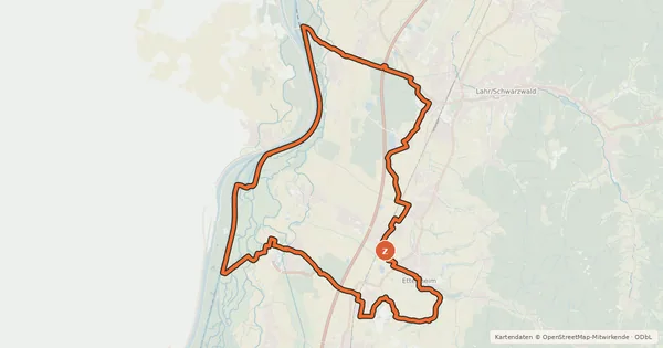 Kartenübersicht der Radroute FeenzauberTour