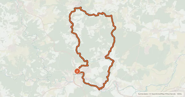 Kartenübersicht der Radroute Fitness-Tour