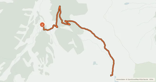 Kartenübersicht der Radroute Forstauwinkl Route Variante Oberhüttensee