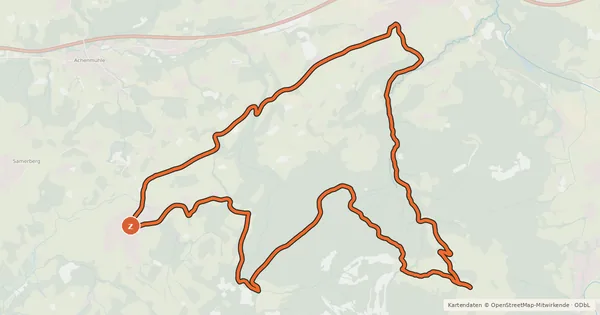 Kartenübersicht der Radroute Frasdorfer Hütte (Variante)