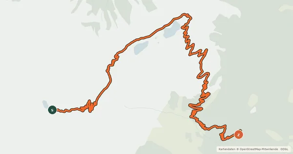 Kartenübersicht der Radroute Frommestrail