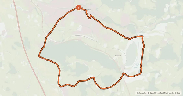 Kartenübersicht der Radroute Garstnereckrunde