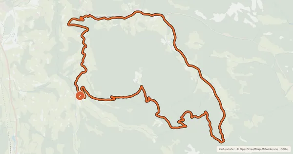 Kartenübersicht der Radroute Garstnertaler Höhenrunde