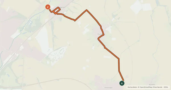 Kartenübersicht der Radroute Geilenkirchen (07) - Geilenkirchen (08)
