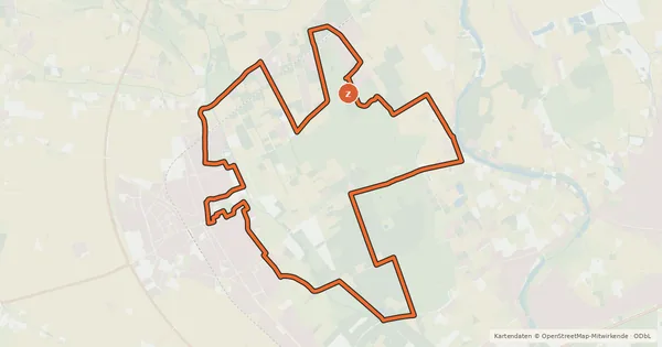 Kartenübersicht der Radroute Geopfad Hülser Berg