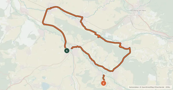 Kartenübersicht der Radroute Goldene Mark (20)