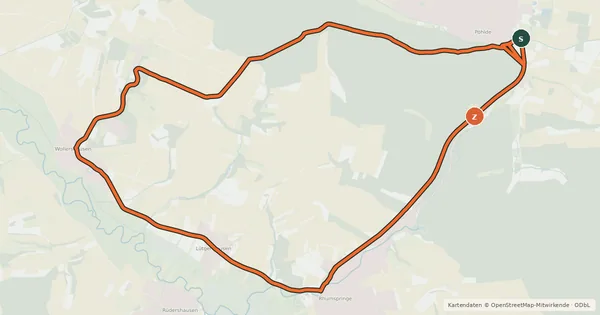 Kartenübersicht der Radroute Goldene Mark (23)