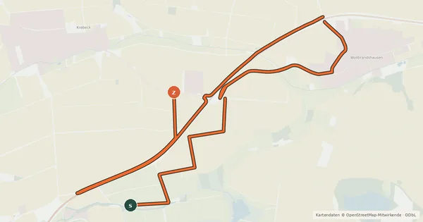 Kartenübersicht der Radroute Goldene Mark (29)