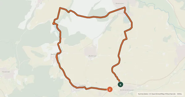 Kartenübersicht der Radroute Goldene Mark (31)