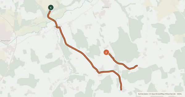 Kartenübersicht der Radroute Gotik Tour Nord