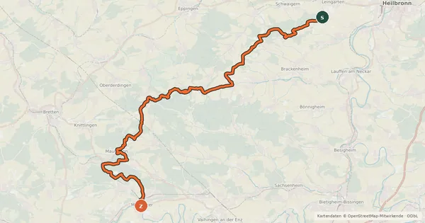 Kartenübersicht der Radroute Gravel X Naturpark-Crossing (Tour 6)
