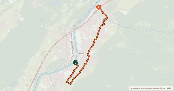 Kartenübersicht der Radroute Grüne Achsen 1